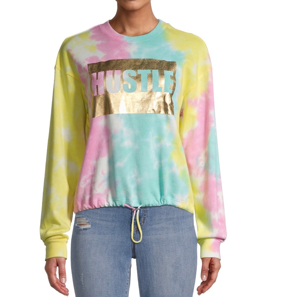 New with tags hustle gold tie dye shirt